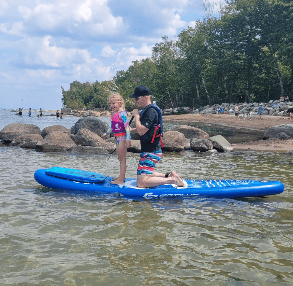 Father spending time with his child